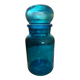 Green glass apothecary jar Belgium