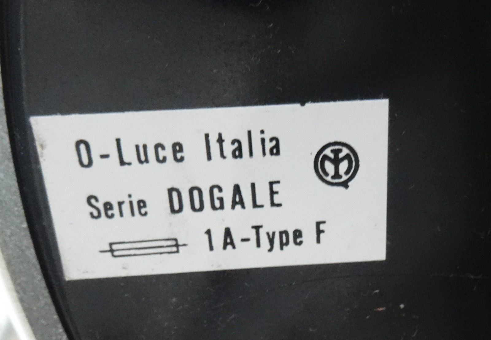 Bruno Gecchelin ed design O.Luce lamp "met