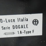 Bruno Gecchelin ed design O.Luce lamp "met