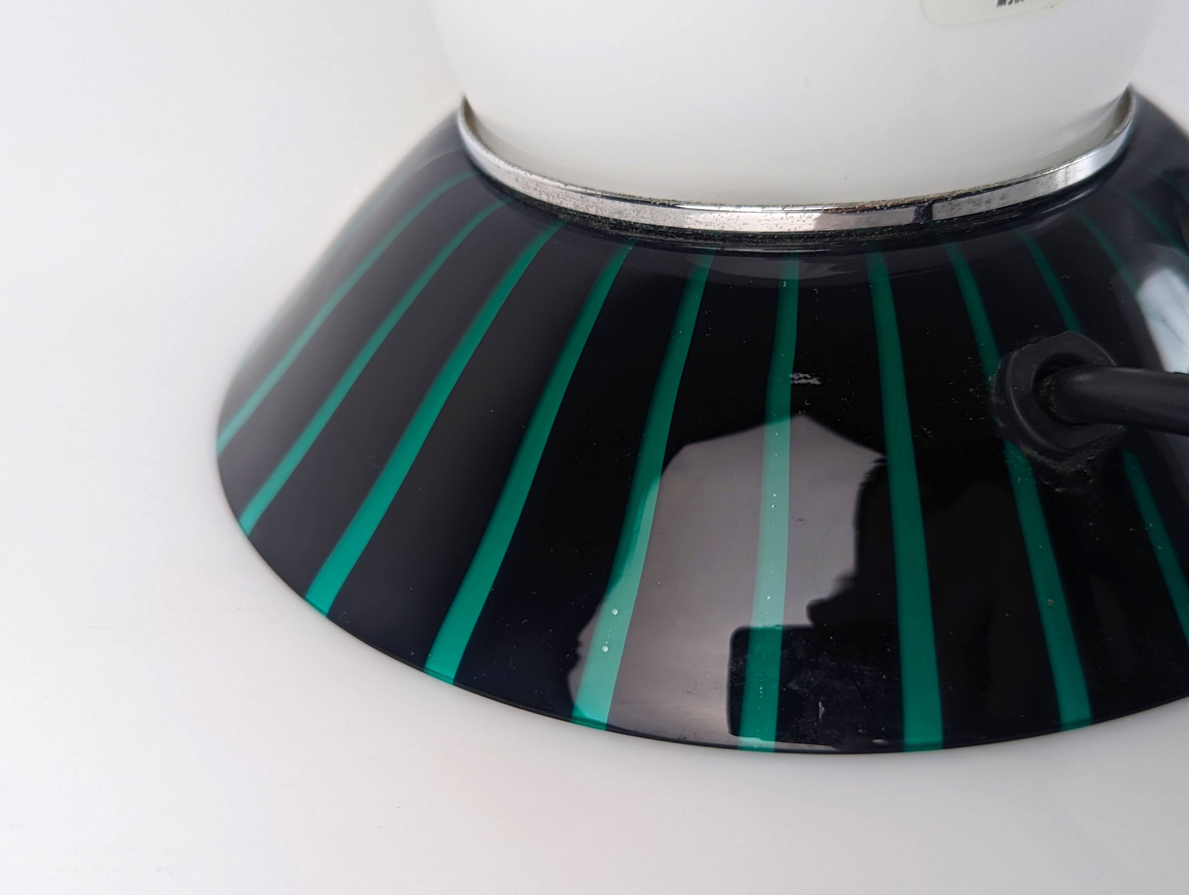VeArt Murano Glass Large Table Lamp, Italy 1980s