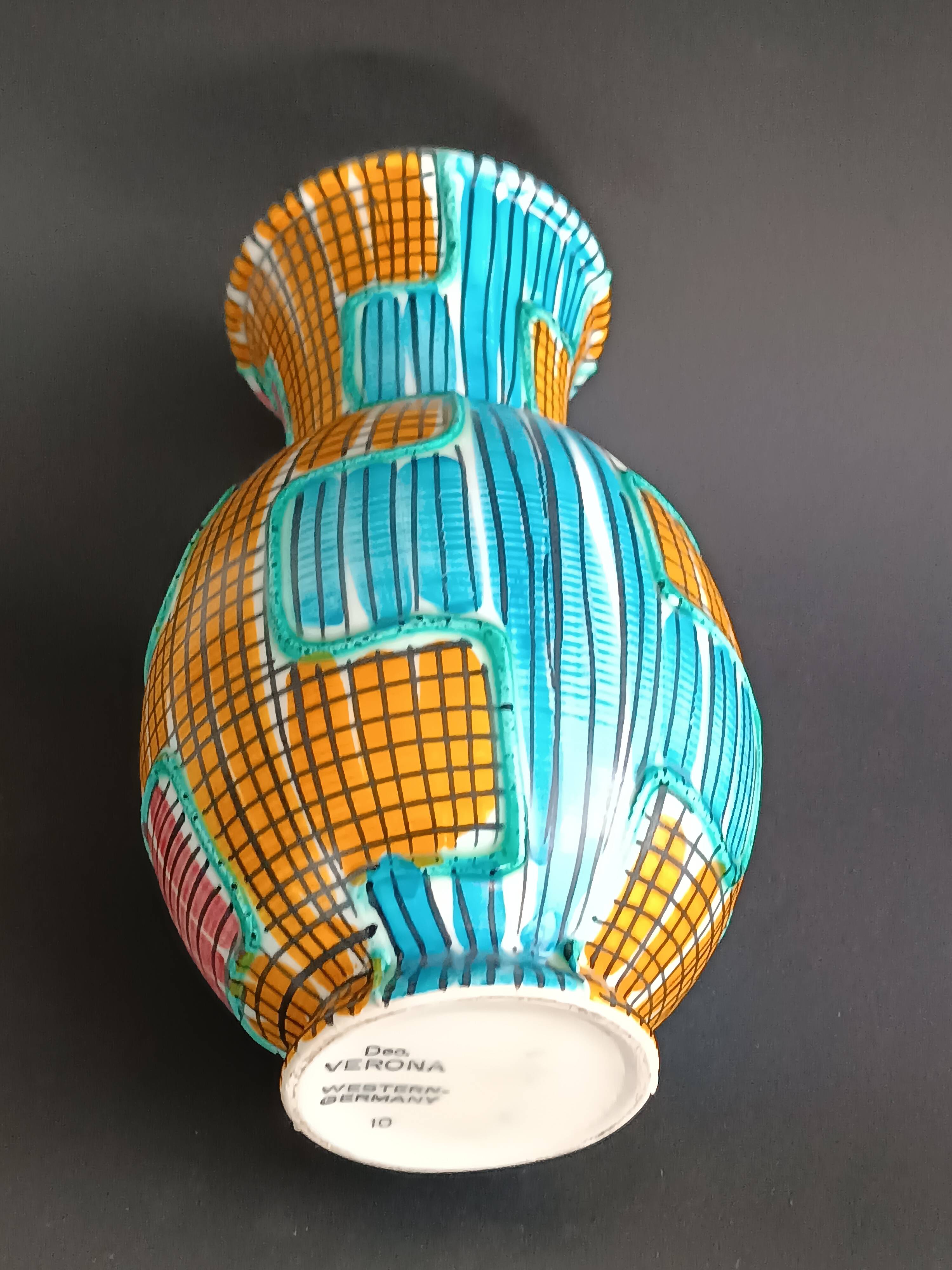 Verona vase by Elfi Stadler for Schramberg mid century