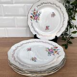 Set of 6 Flat Plates the Almond