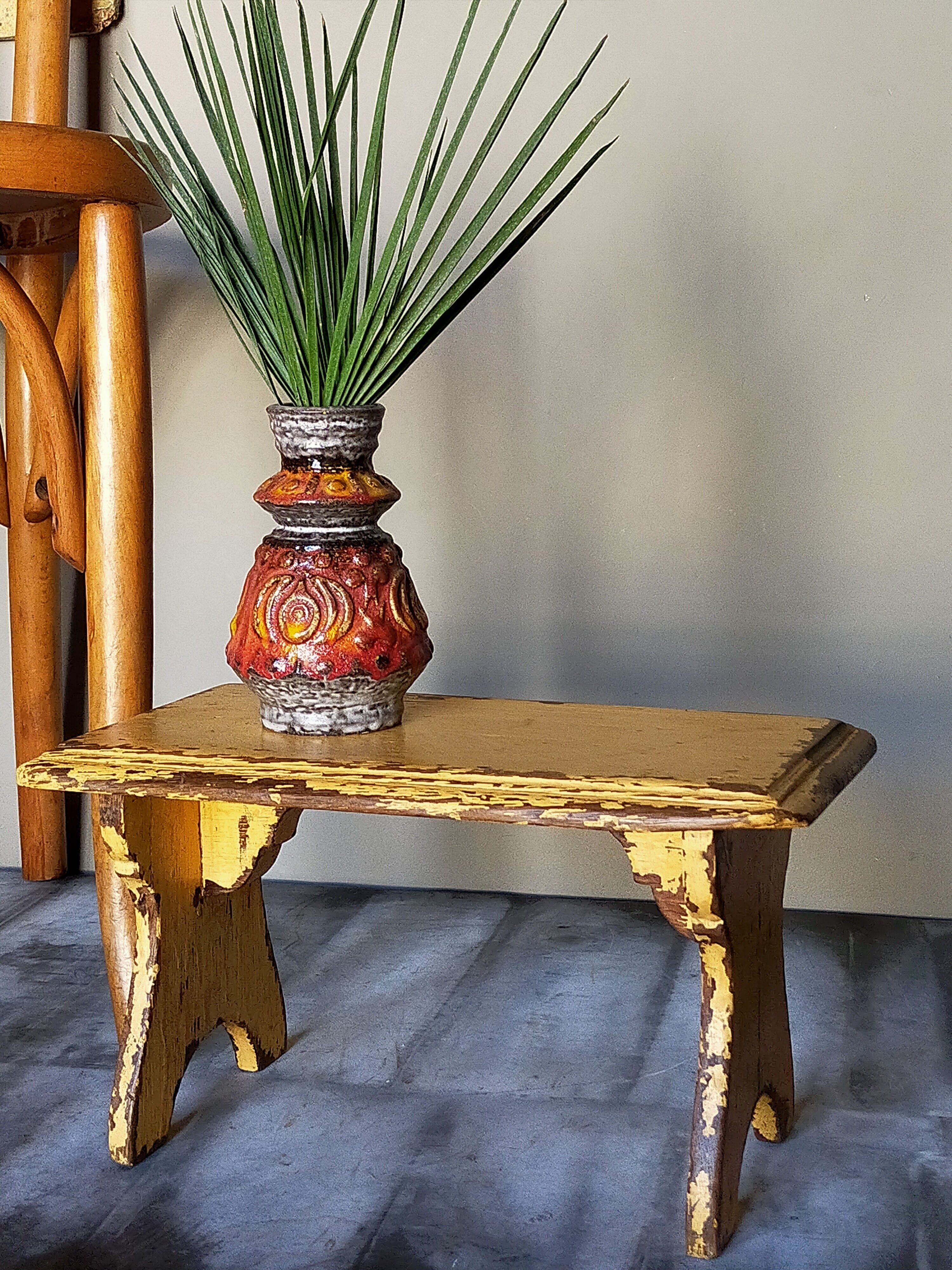 19th-century foot restings with old patina