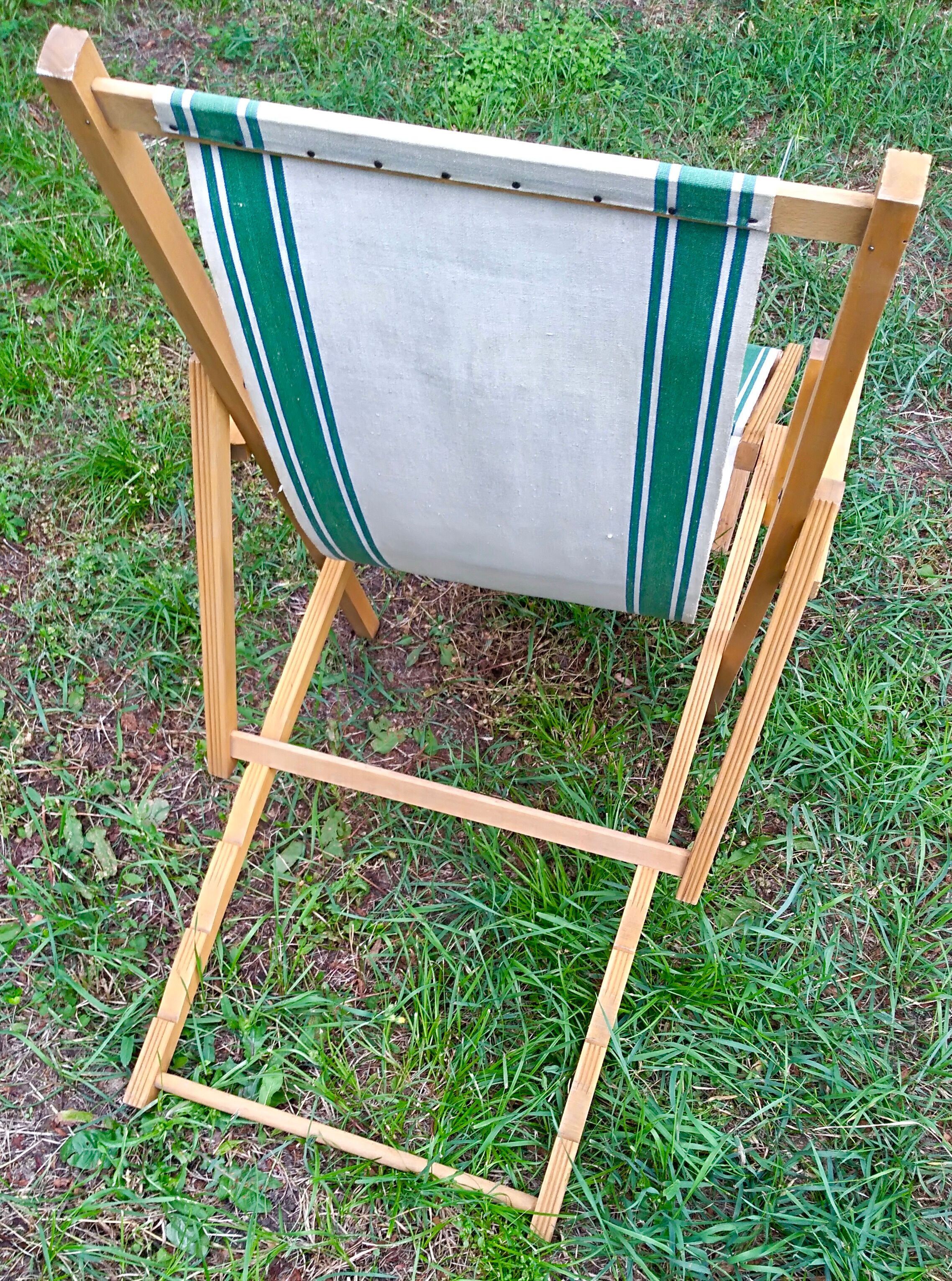 Vintage deckchair