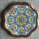 ARTECER Cuerda Seca trivet, 18 carat gold