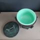 Engraved metal tripod ice bucket
