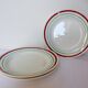 3 vintage porcelain dinner plates 220534