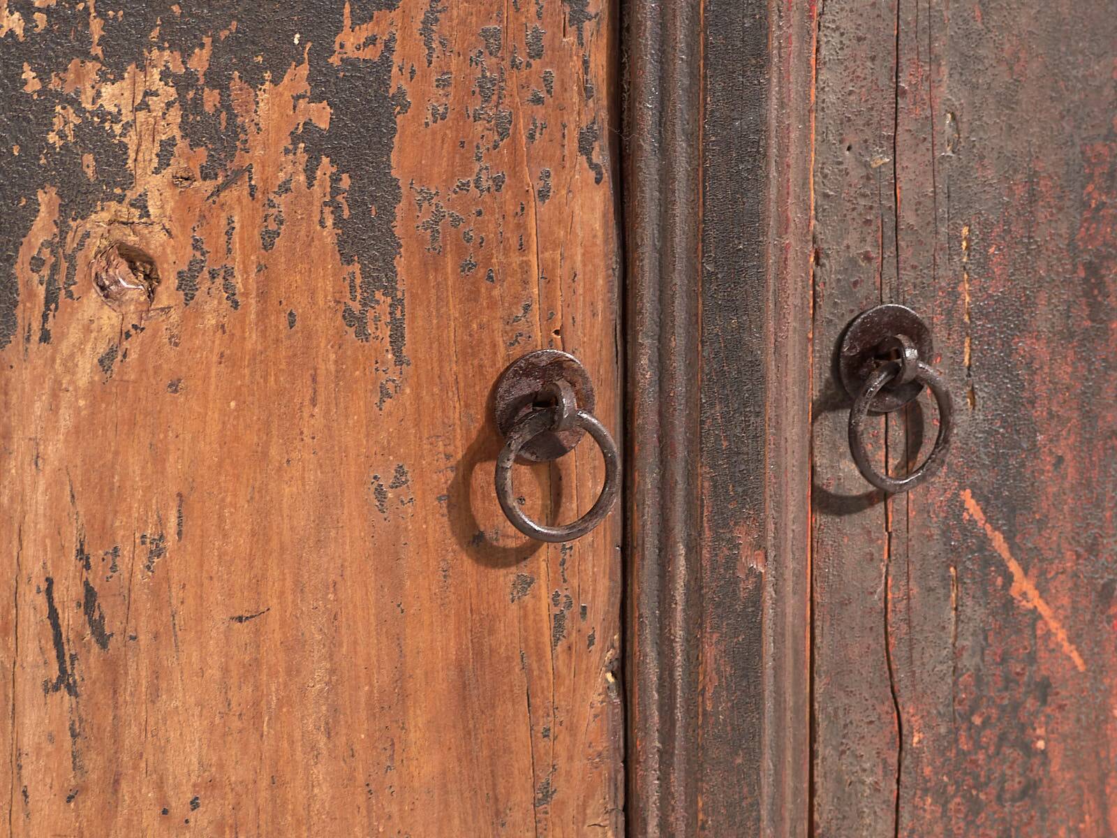 Antique sideboard in dark tones (c.1900) #26