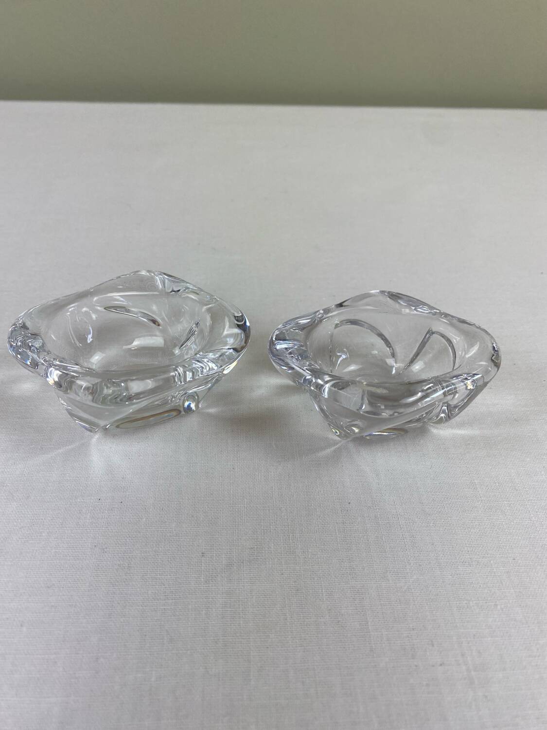 Bayel crystal salt cellars