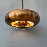 Vintage 'Copper' UFO space age pendant lamp