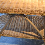 Rattan coffee table