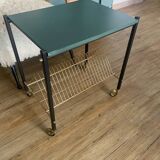 Table desserte vintage range vinyles