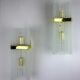 Pair of wall lights from Sciolari for Lightolier, circa 1970, Italy