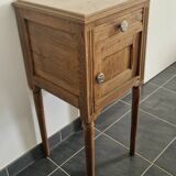 Bedside table - Louis XVI style - Solid oak