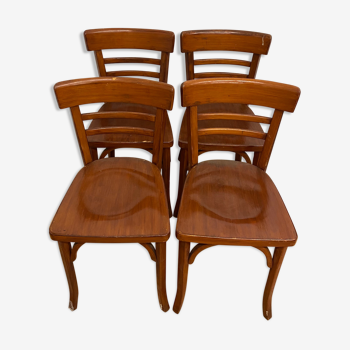 4 chaises de bistrot Baumann