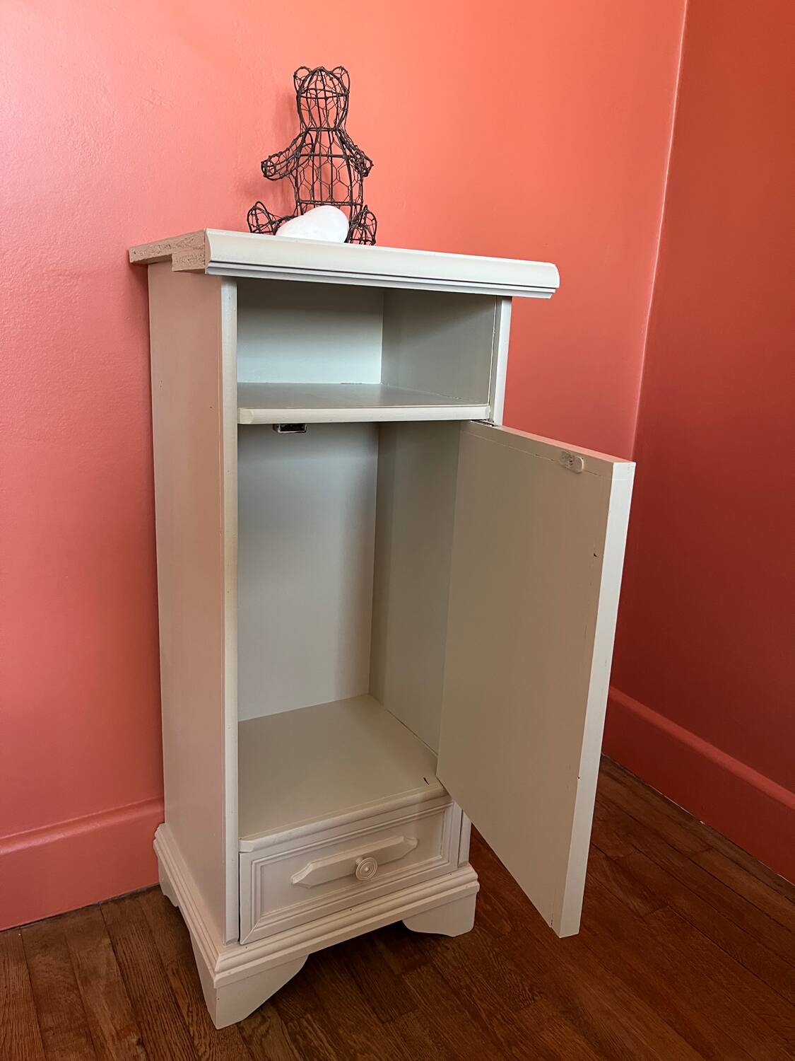 Antique bedside table refurbished