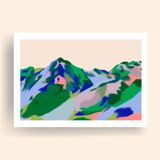Les Orres - tirage d'art en édition limitée (A4)