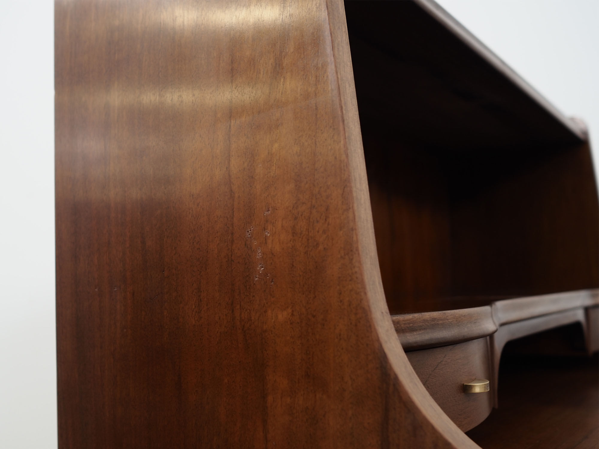 Walnut secretary, Danish design, 60's, production: Denmark