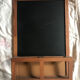 Magnetic blackboard with storage