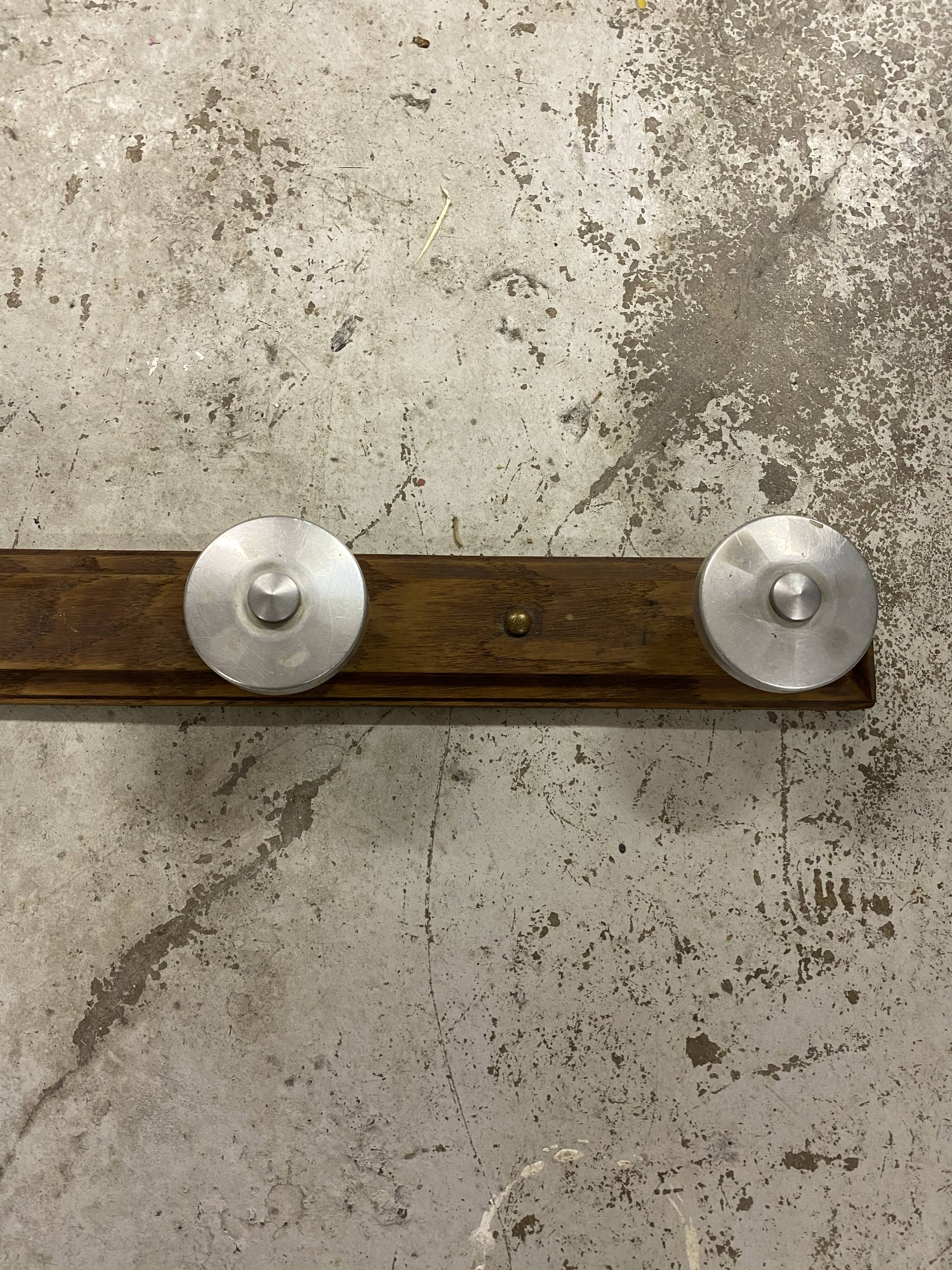 Wall-mounted coat rack