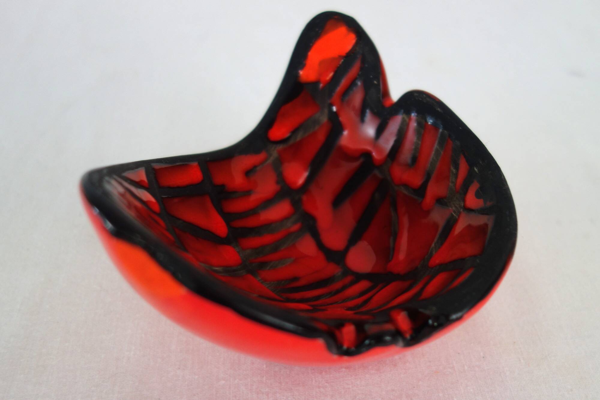 Roger Capron ceramic empty pocket, Vallauris circa 1955