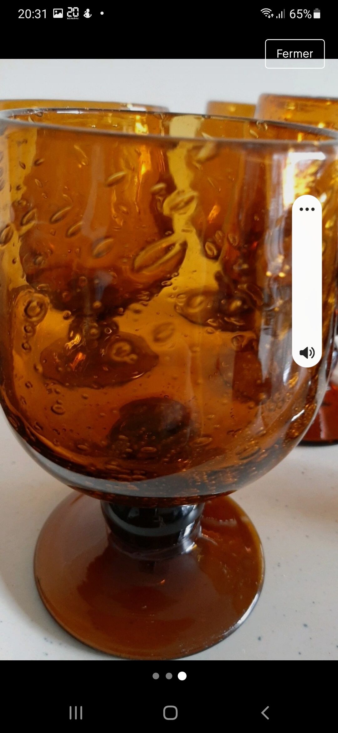 Set de 6 verres de Biot