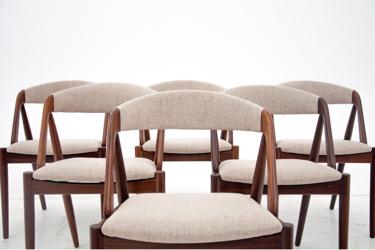 Set of 6 chairs by Kai Kristiansen, model 31, Denmark, 1960