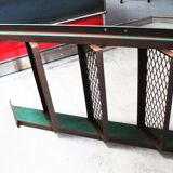 Industrial metal staircase