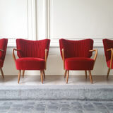 1/4 chairs red cinema cocktails