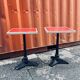 Tables bistrot vintage Fischel