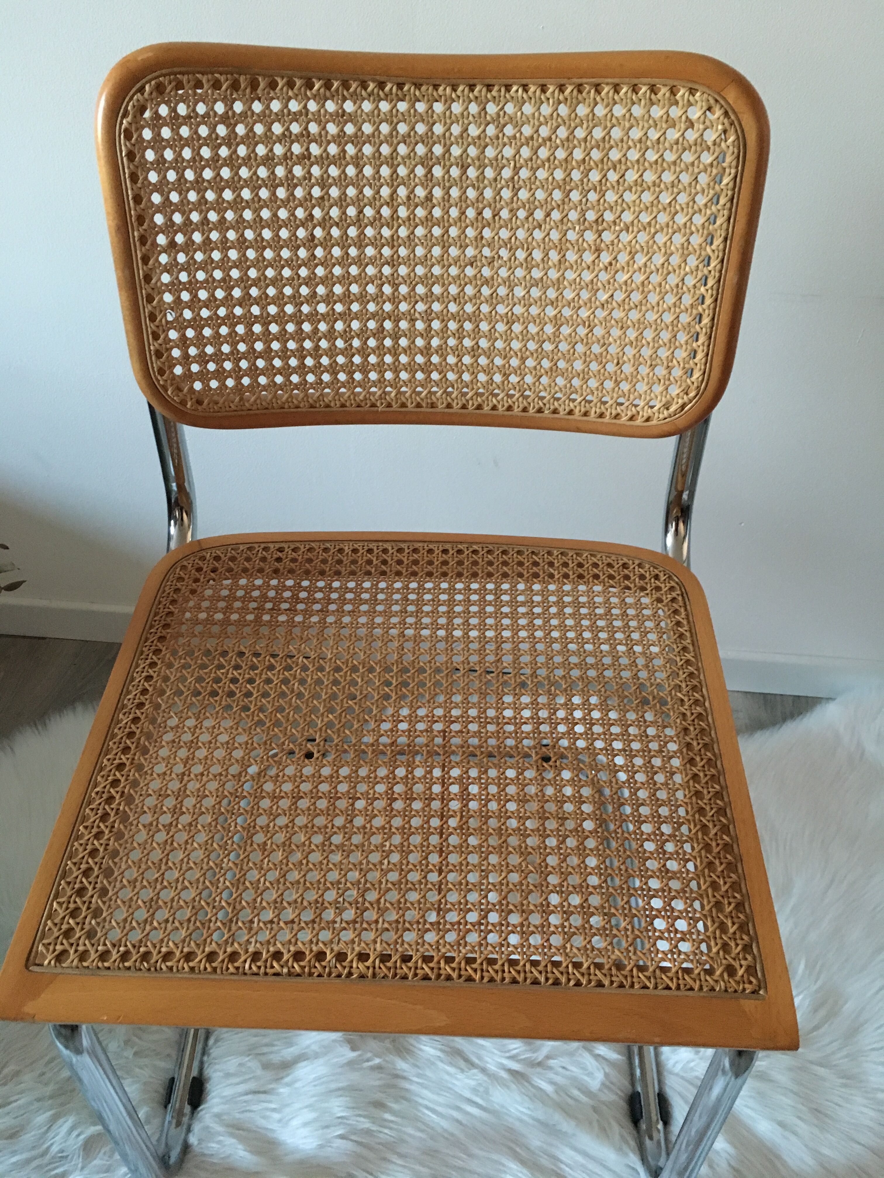 Chaise Marcel Breuer modèle Cesca B32