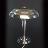 French Art Deco Chrome Mushroom Lamp