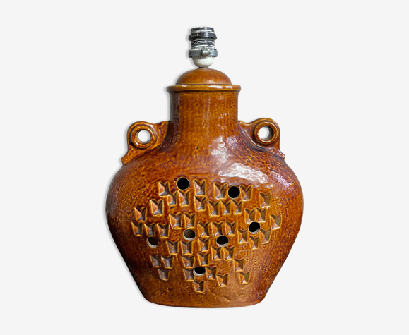 Pied de lampe en céramique