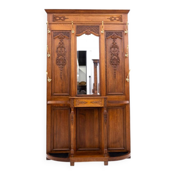 Hallway wardrobe, France, circa 1910.