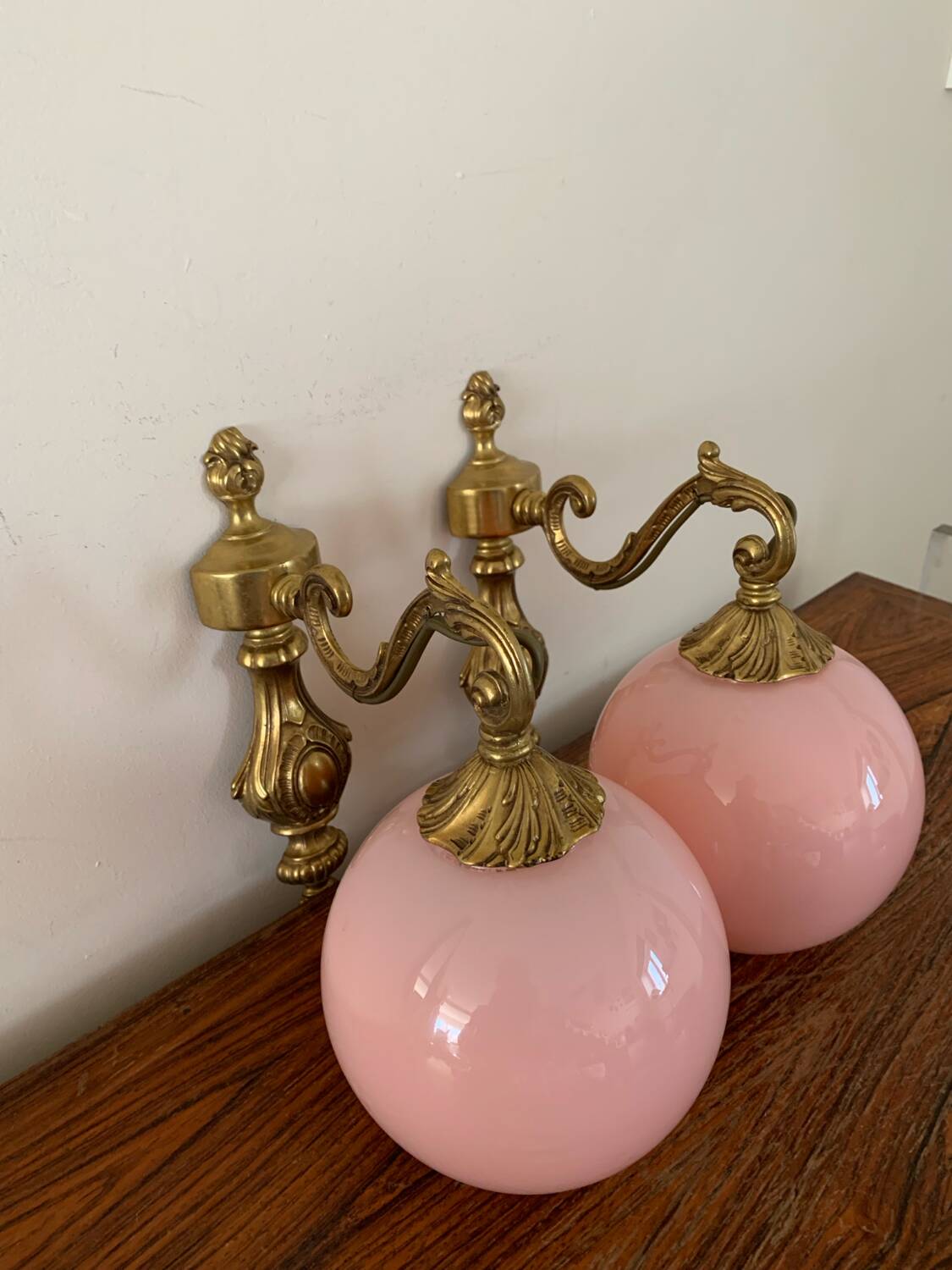 Pair of antique wall sconces