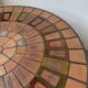 Capron “herbarium” coffee table with metal base
