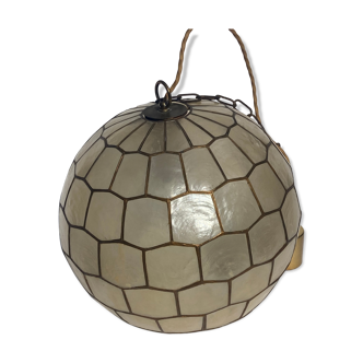 Feldman small Capiz shell pendant lamp