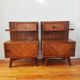 Pair of vintage bedside tables 1950/60