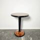 Table d'appoint en noyer et bois ébène de style Art Déco