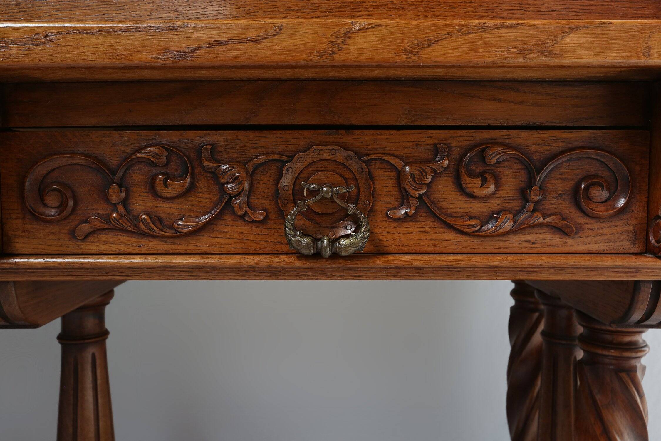 20th century baroque style carved sideboard, Spain ca. 1950