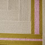 Wooden stool. Vintage stool. woven stool