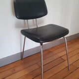 Metal chair and skai