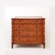 Bamboo-style commode with marble top - Late 19th century