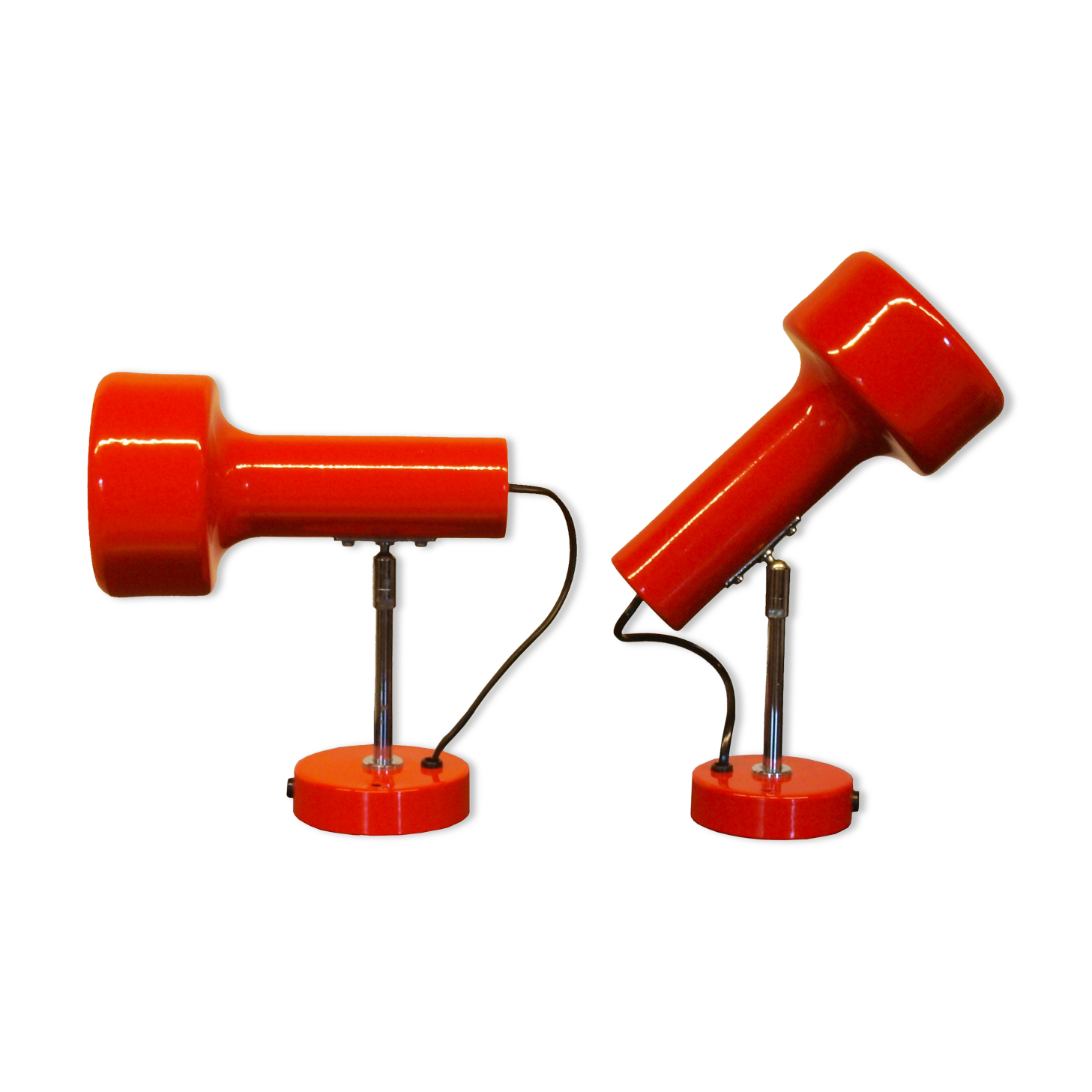 Pair of spot wall lamps by Neweba, Switzerland