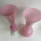 Pair of opalin vases