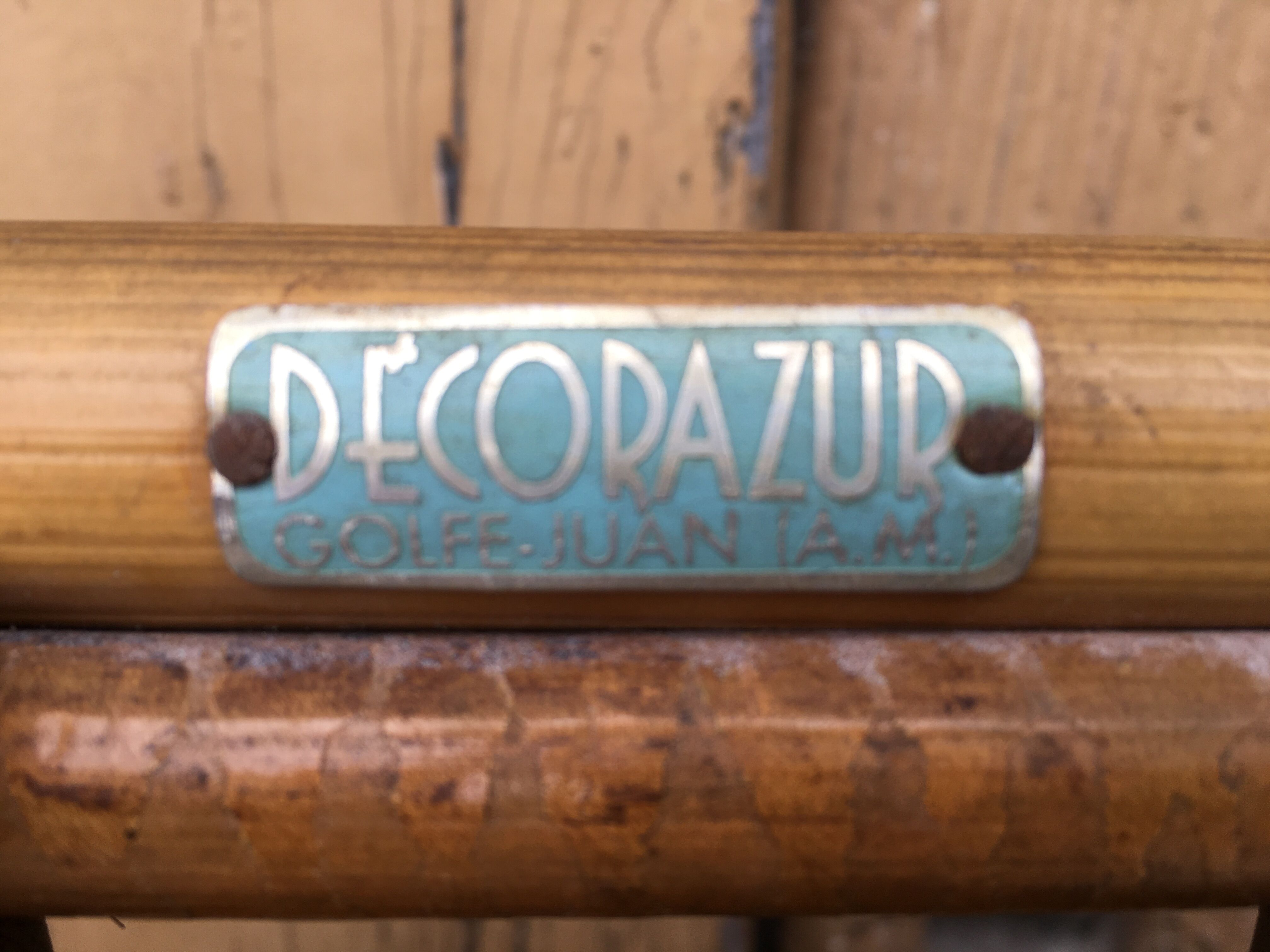 Decorazur rattan shelf