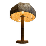 Wooden table lamp 1950