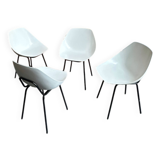 Pierre Gauriche set - chairs coquillage  vintage