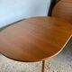 Scandinavian extendable table in teak