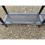 Napoleon III style wooden and cane console